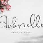 Aubrielle Font Poster 1