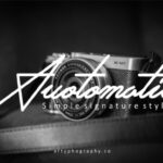 Auotomatic Font Poster 1