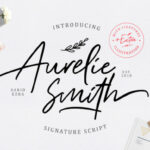 Aurelie Smith Font Poster 1