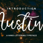 Austina Font Poster 2