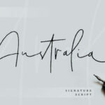 Australia Script Font Poster 1