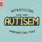 AUTISEM Font Poster 1