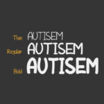 AUTISEM Font Poster 6