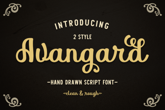 Avangard Font Poster 1