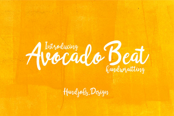 Avocado Beat Font Poster 1