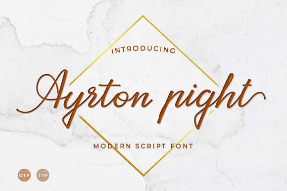 Ayrton Pight Font