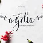 Azelia Font Poster 1