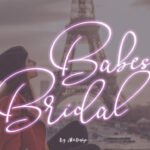 Babes & Bridal Font Poster 1