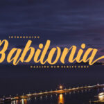 Babilonia Font Poster 1