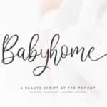 Babyhome Font Poster 1