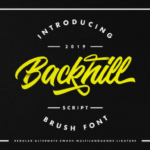 Backhill Font Poster 1