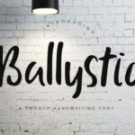 Ballystic Font Poster 1