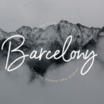 Barcelony Font Poster 1