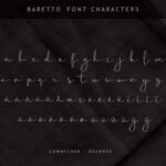 Baretto Font Poster 7