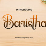 Baristha Font Poster 1