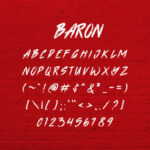 Baron Font Poster 6