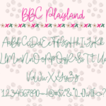 BBC Playland Font Poster 2