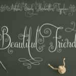 Beautiful Friends Script Font Poster 1