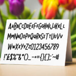 Beautiful Heartbeat Font Poster 3