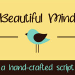 Beautiful Mind Font Poster 1