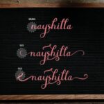 Beauty Nayshilla Duo Font Poster 3