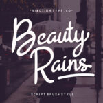 Beauty Rains Font Poster 1