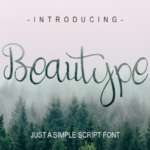 Beautype Font Poster 1