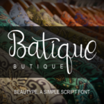 Beautype Font Poster 2