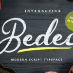 Bedec Font Poster 1