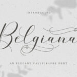 Belgiana Font Poster 1