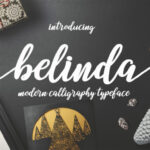 Belinda Script Font Poster 1