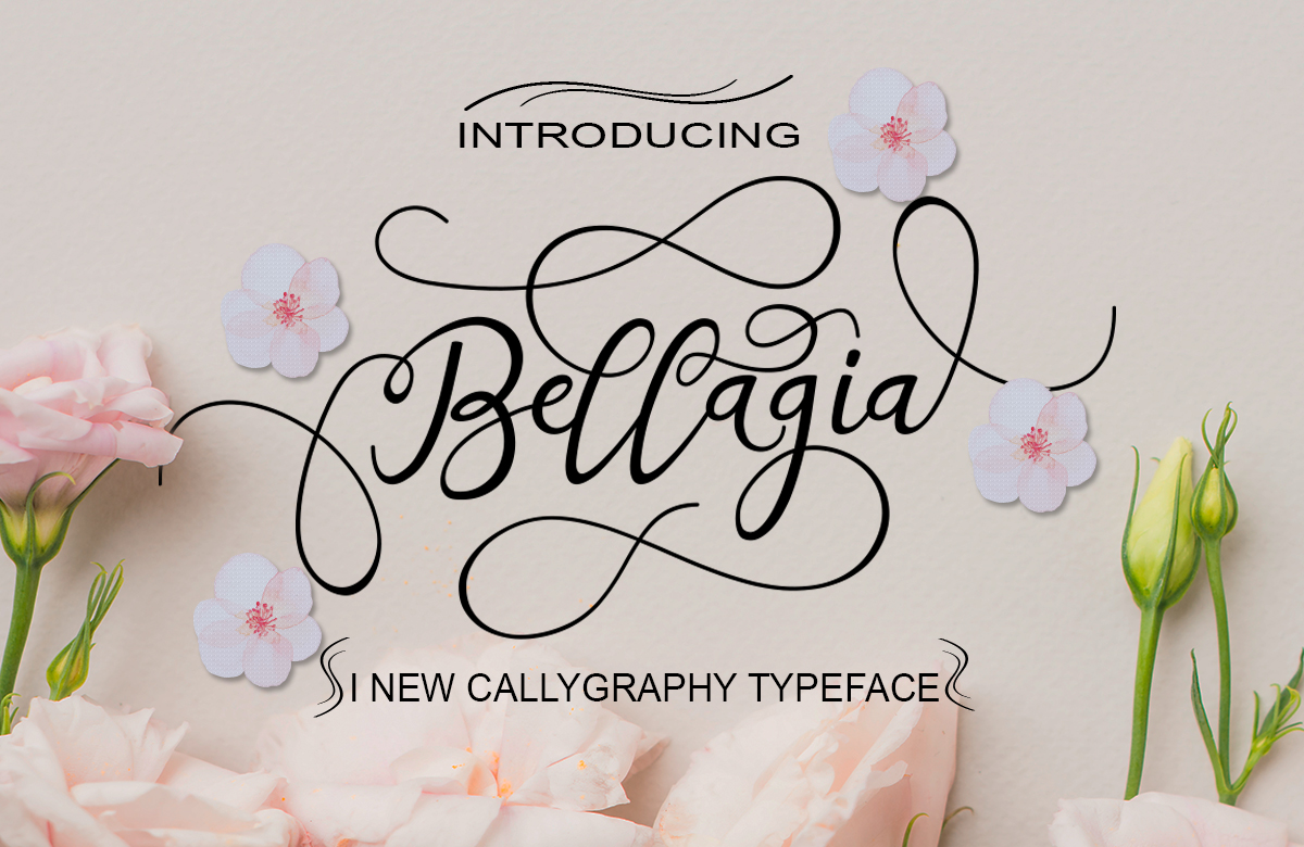 Bellagia Font Poster 1