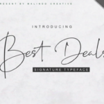 Best Deals Font Poster 1