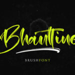 Bhauttine Font Poster 1