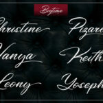 Bigtime Script Font Poster 3