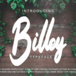 Billey Font Poster 1