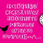 Blackbird Pie Font Poster 2