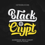 Blackcrypt Font Poster 2