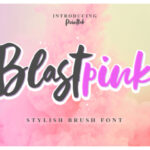 Blastpink Script Font Poster 1