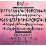 Blastpink Script Font Poster 9