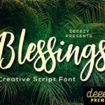 Blessings Font Poster 1