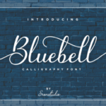 Bluebell Font Poster 1