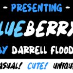 Blueberry Font Poster 1