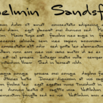 Bluelmin Sandsfort Font Poster 1