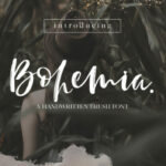 Bohemia Font Poster 1