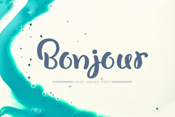 Bonjour Font