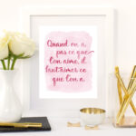 Bonjour Mon Ami Font Poster 3