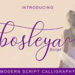 Bosleya Font Poster 1