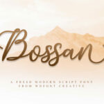 Bossan Font Poster 1