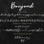 Boujond Font Poster 7